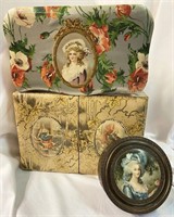 Collection 3 Victorian Dresser Boxes #2 poppies je