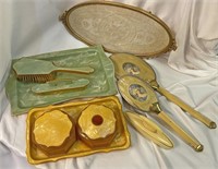 Collection 1920's dresser sets