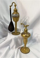 2 1920's Devilbiss Perfume Bottle Atomizers