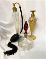 Collection DeVilbiss Art Deco Perfume Bottles