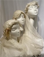 Collection 3 1920s Art Deco Brides Wedding Veils