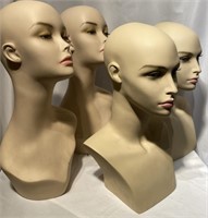 Set 4 Contemporary Department Store Mannequins