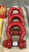 (4) Crosby 25 Ton Shackles