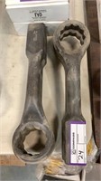 (4) Wright 2-9/16" Box End Wrenches