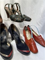Collection World War 2 Era Ladies Shoes Alligator