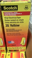 (120) Rolls of Yellow Electrical Tape