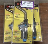 (3) TurboTorch Hand Torches TX-503