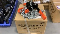 (4) Elephant 1/2 Ton Chain Lever Hoists YA-50
