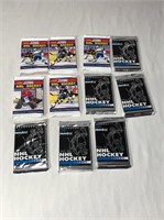11 Unopened Hockey Card Packs