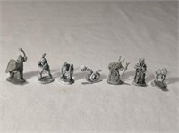 7 Vintage Ral Partha Dungeons & Dragons Figures