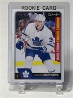 2016-17 Auston Matthews OPC Rookie Hockey Card