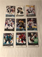 9 Young Guns Rookie Hockey Cards