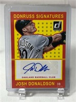Josh Donaldson Autographed Baseball Card
