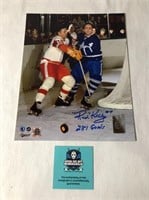 Red Kelly Autographed 8x10 With COA