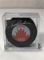 Paul Henderson Autographed Hockey Puck