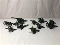 11 Diecast Guns & Cannons - Some Marked Britains