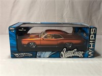 1:18th Hot Wheels 1966 GTO Diecast In Box