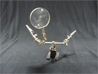 Holder Third Arm with Magnifying Glass