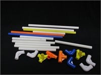(13) Plastic Pipe, and (10) Plastic Connectors