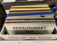 CRATE OF LPS-