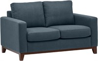 Amazon Brand – Loveseat Sofa Couch, Denim