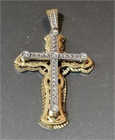 10 Karat Yellow Gold Cross Pendant