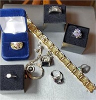 Assortment of Sterling Silver Jewelry