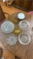 Assorted Glass & China Serving Dishware
