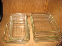 Cabinet Contents of Glass Bakeware