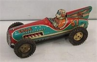 Vintage I.Y. Metal Toys Eagle 57 Tin Race Car