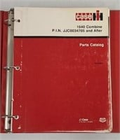 Case IH 1640 Combine Parts Catalog
