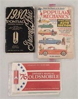 3- Pontiac/Olds/Popular Mechanics Pieces