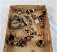 Vtg R/c Airplane Engine Parts, Super Tigre G60 Etc