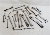 Various Wrenches Lot, Combo Etc. Mostly Craftsman