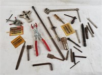 Various Drill Bits, Bolts, Basin Wrench & More