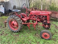 Farmall Cub Tractor with Plows
