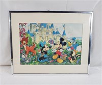Framed Disney Characters Artwork Picture