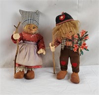 2 Original Peter Co. Handmade Dolls Austria