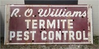 R.O. Williams Vintage Porcelain Sign