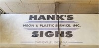Hank’s Lighted SIgn