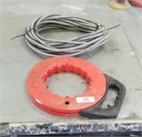 Fish Tape and 3/8 MC Light Cable