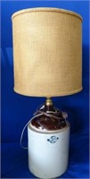 3 gallon crock lamp
