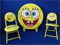 Sponge Bob table w/ 2 chairs