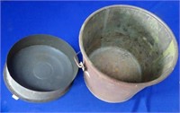 copper bucket w/ handle