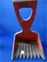 Red Wooden Grain Scoop