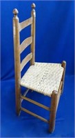 Chids chair woven bottom