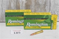 (2) Boxes of 20 Remington 30-40 Karg