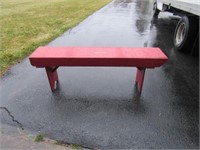 5 FT. 4 IN. WOODEN BENCH: