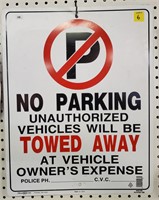 NO PARKING SIGN