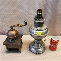 Coffee Grinder & Electric Lamp